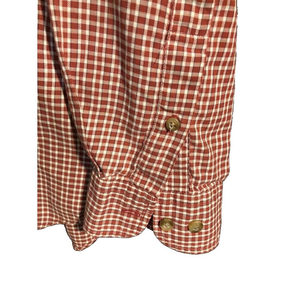 Eddie Bauer Mens Red Plaid Long Sleeve Shirt Big & Tall XL Casual Soft Cotton - Picture 4 of 6